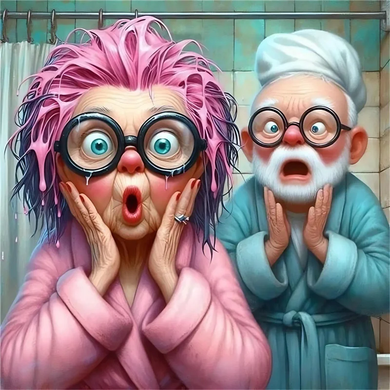 Diamond Painting - Full Round Drill - Grandma(Canvas|30*30cm)