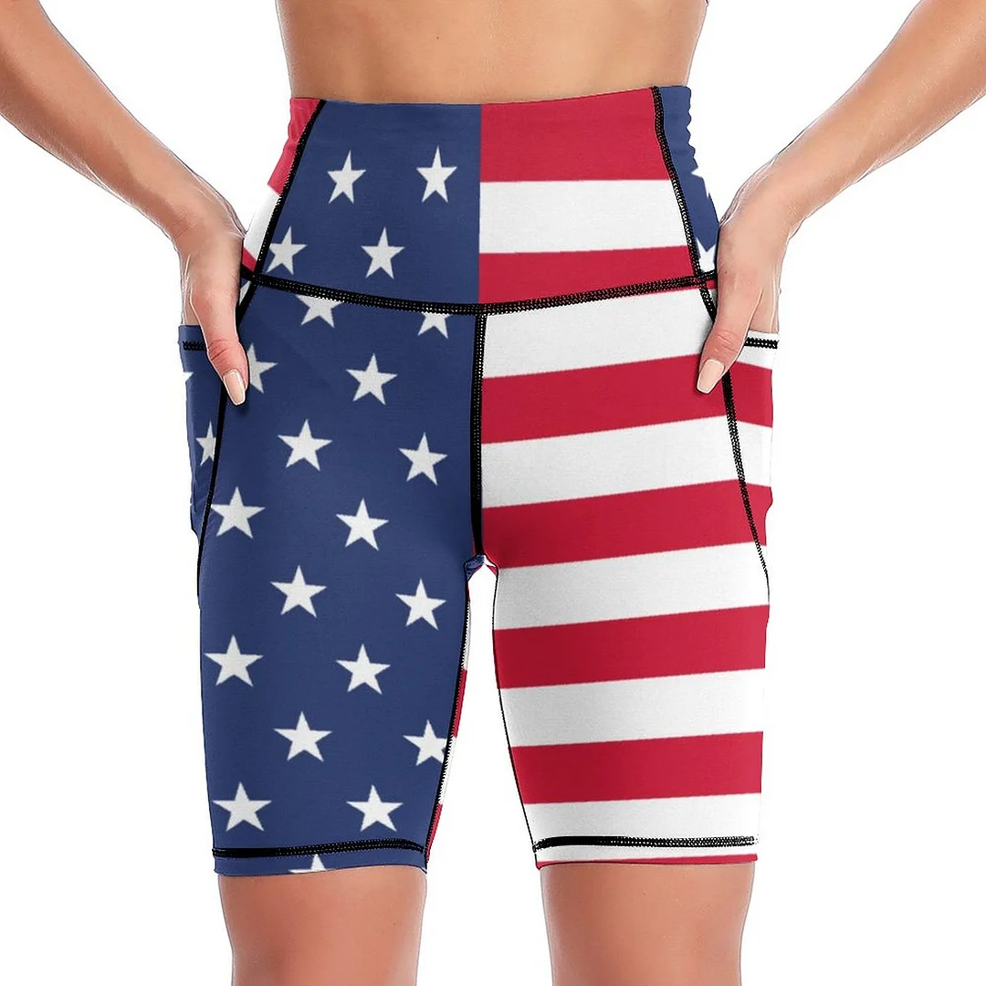 Stars and sales stripes running shorts