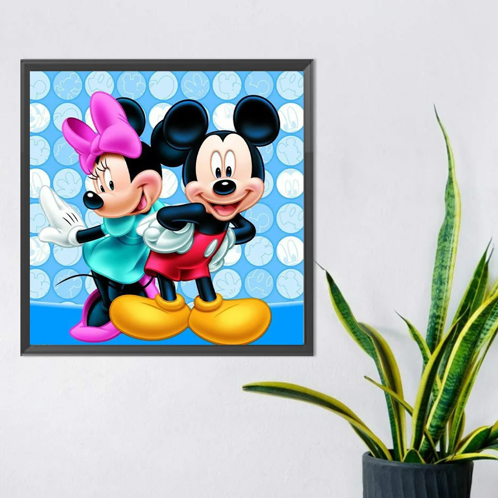 4pcs Diamond Painting - Full Round Drill - Mickey Mouse(Canvas|30*30cm)