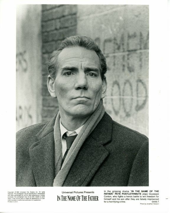 Pete Postlethwaite In the Name of the Father Original Press 8X10 Photo Poster painting