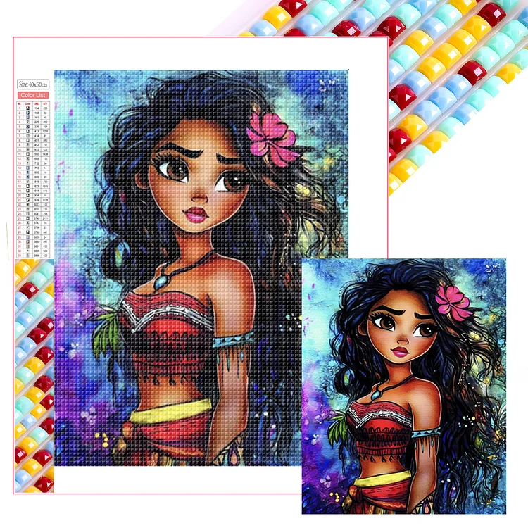 Moana - Full Square Drill Diamond Painting - 40*50CM(Picture)