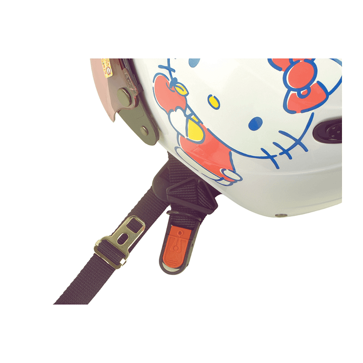 Hello Kitty APPLE Adult Motorcycle Half Face Helmet Skull Cap For