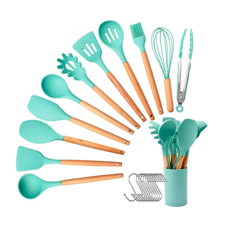 Kitchen Silicone Cooking Tool Utensil Set 