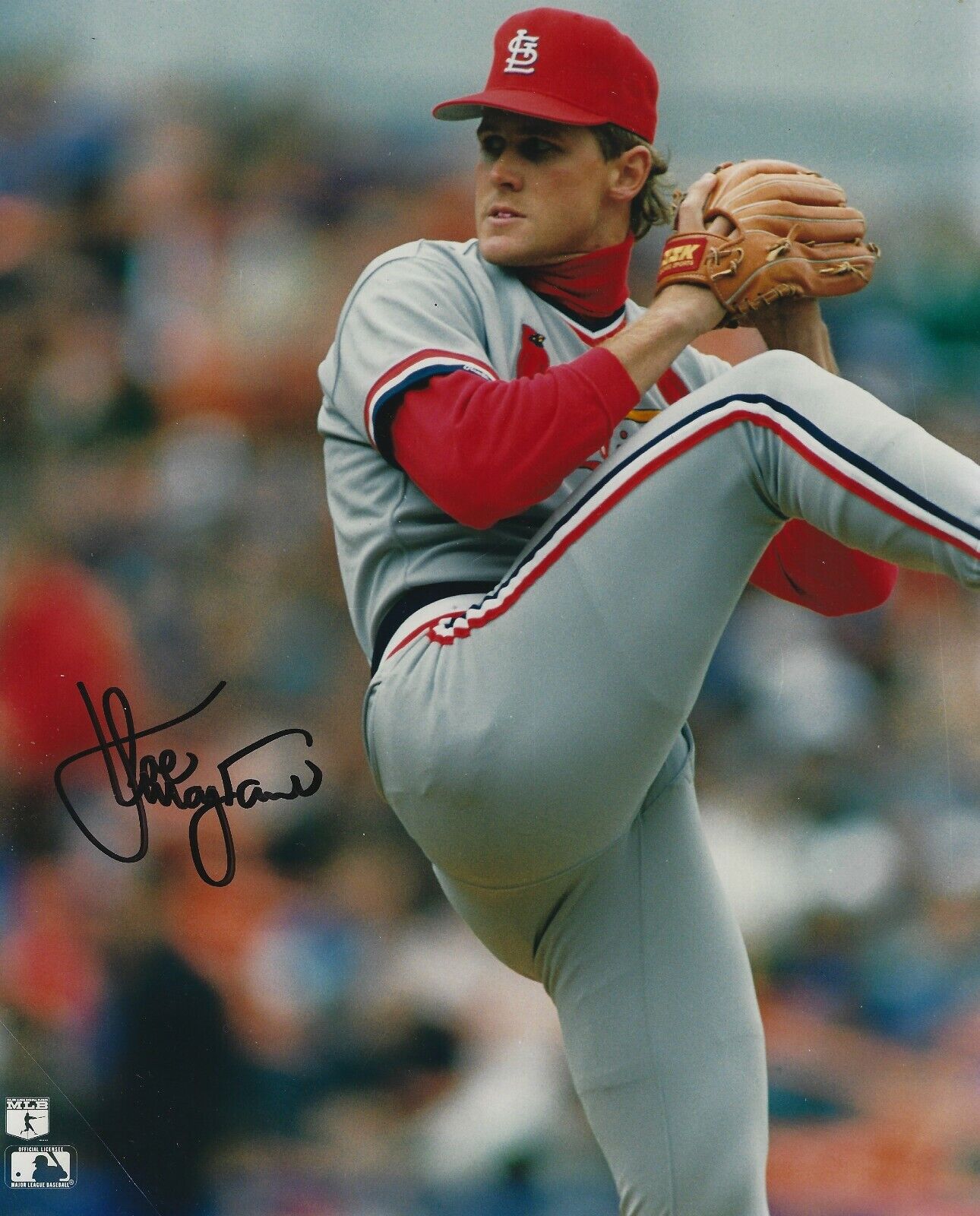 Signed 8x10 JOE MAGRANE St. Louis Cardinals Autographed Photo Poster painting - w/COA