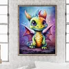 Dragon-Plein Rond Diamant Peinture-30X40CM