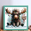 Winter Elk-11CT Stamped Cross Stitch 40*40cm/15.75*15.75in tapestrymarket