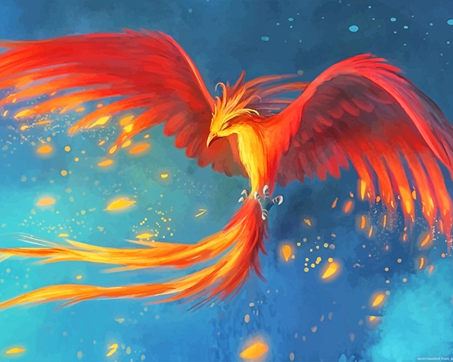 

Phoenix Bird Mythology – Paint By Numbers - 40*50CM, 501 Original