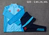 Joyfball 2024/2025 Flamenco Long Zipped Jacket Blue Soccer Jersey 1:1 Thai Quality 