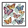 Color Butterfly-14CT Stamped Cross Stitch Kit(33x34cm)