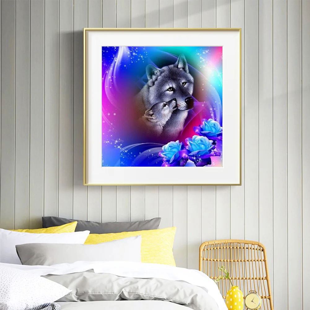 Diamond Painting - Full Round Drill - Wolf(30*30cm)