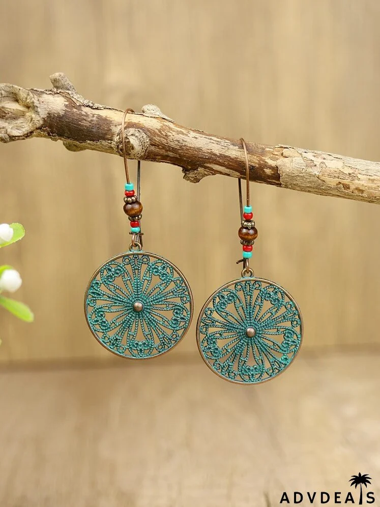 Hollow Out Drop Earrings