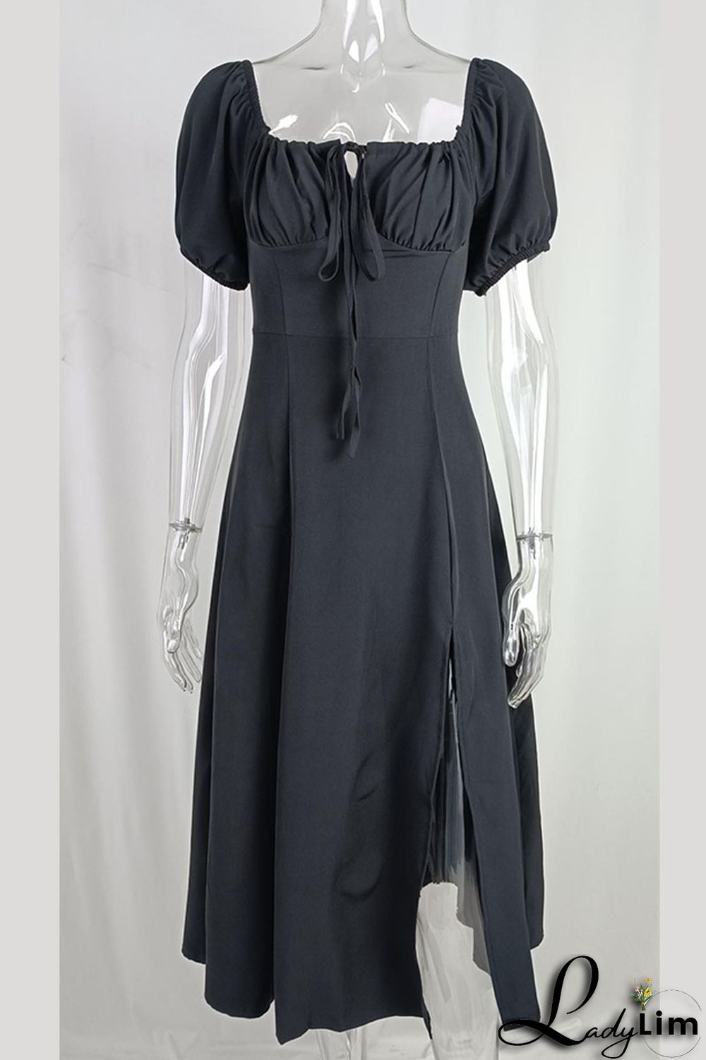 Pink Daily Elegant Print Patchwork Frenulum Off the Shoulder Irregular Dress Dresses