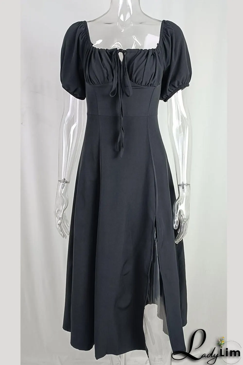 Pink Daily Elegant Print Patchwork Frenulum Off the Shoulder Irregular Dress Dresses