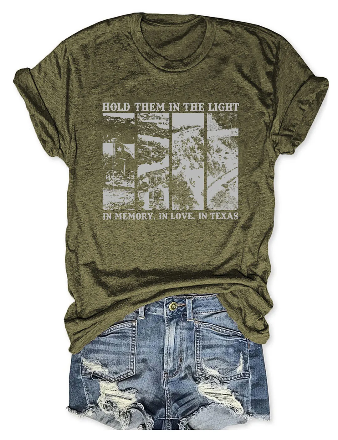 In Love In Memory Stronger Than Storm Texas T-shirt