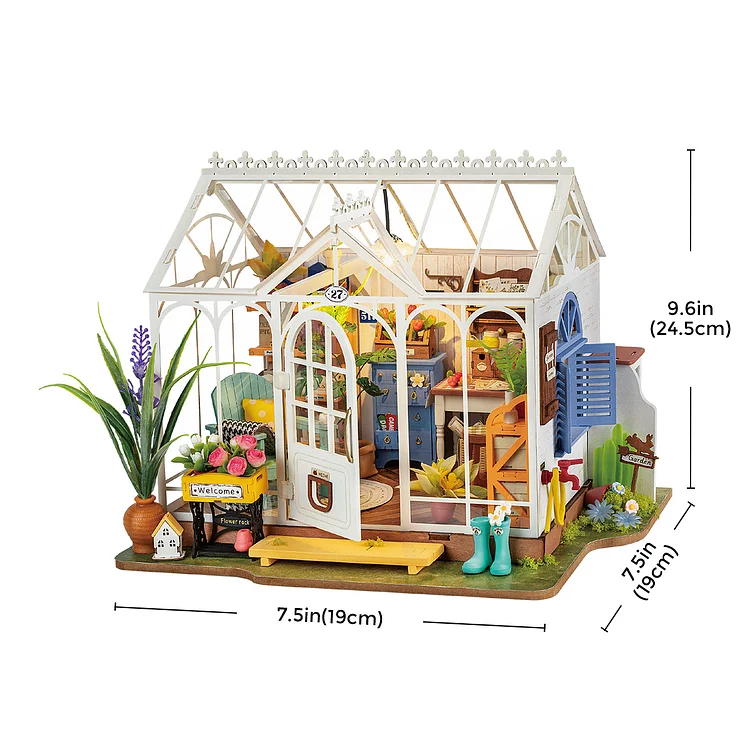Kit de maison miniature avec cadre photo DIY pour construire une Mini pièce  faite à la