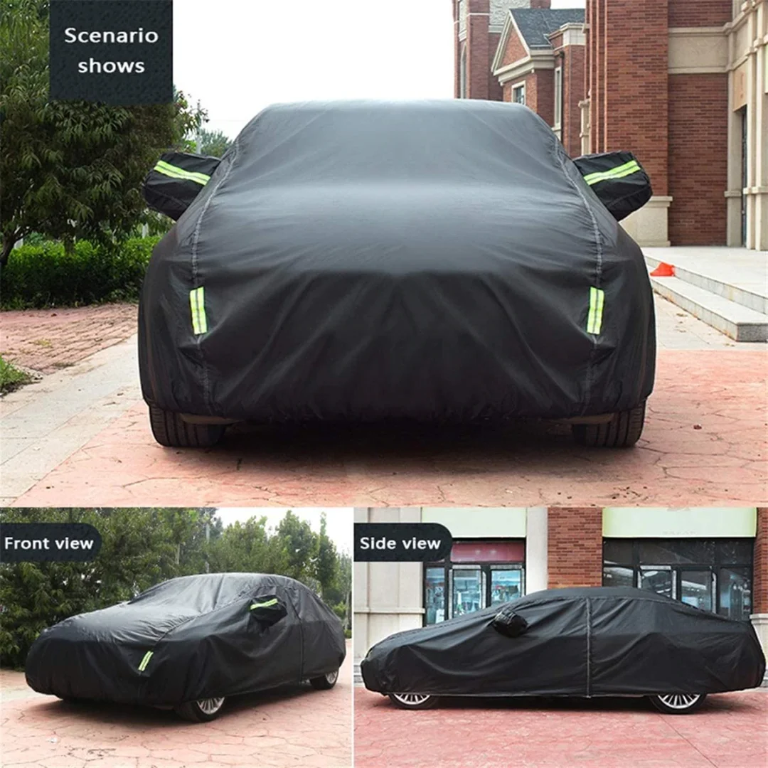 Simple Car Sunshade Carport Sunscreen And Rainproof Four Seasons Thickened Car Cover