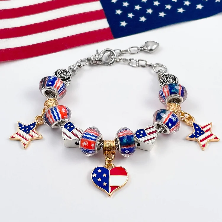 Cute American Charm Bracelet