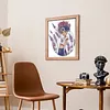 Lavender Girl-14CT Stamped Cross Stitch 28*31cm/11.02*12.2in