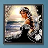 Black Dress Beauty-Special Shaped Diamond Painting