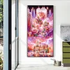 5D DIY Full Round Drill Diamond Painting Rose Manor Home Decoration Art Craft