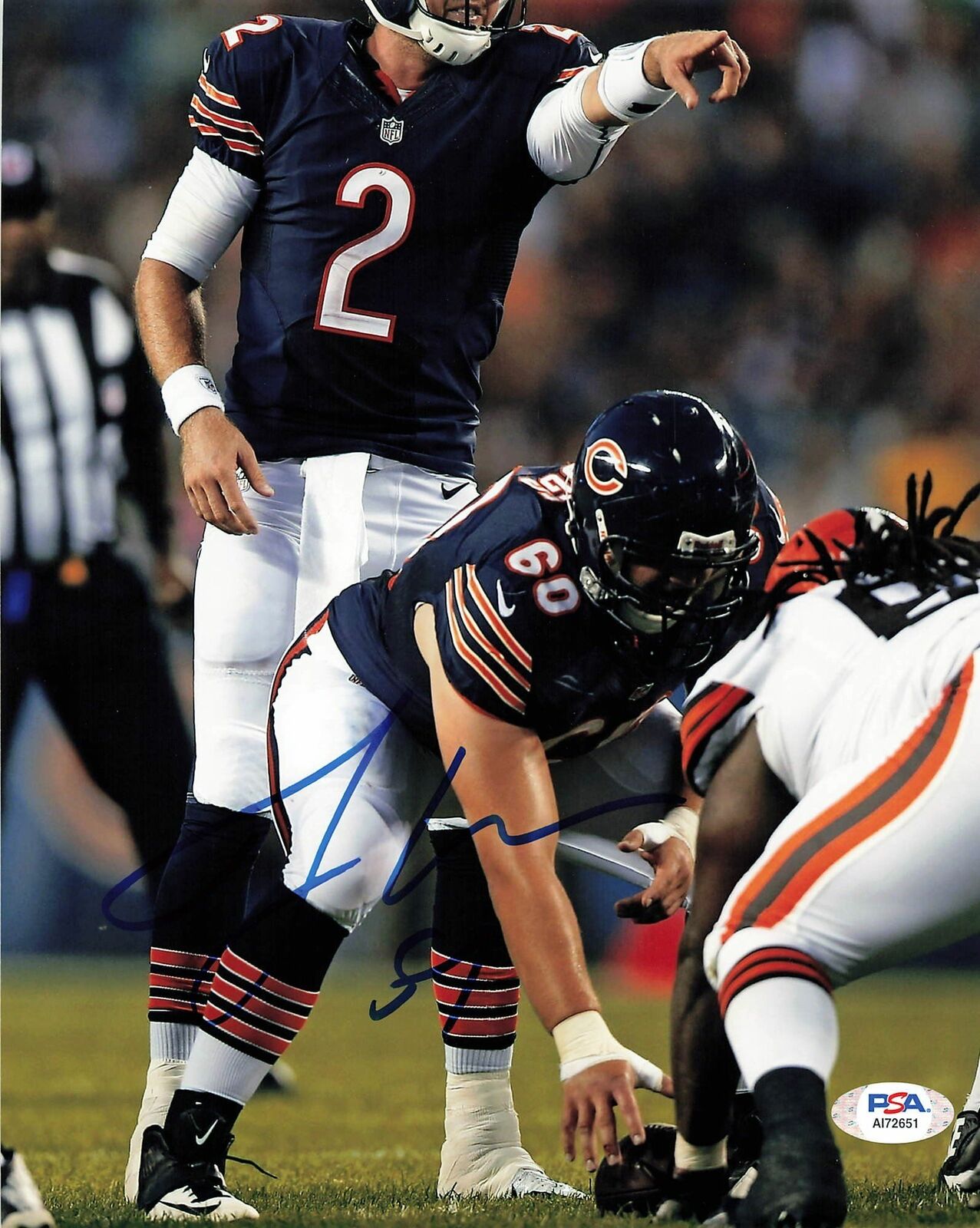 Taylor Boggs Signed 8x10 Photo Poster painting PSA/DNA Chicago Bears Autographed