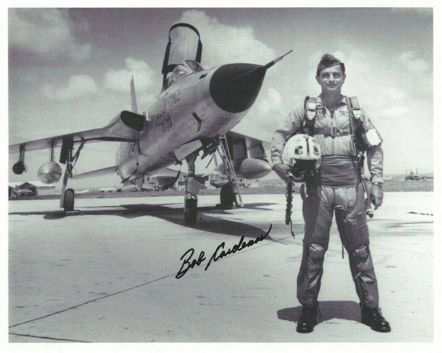 Bob Robert Cardenas NASA Test Pilot Autographed Signed 8x10 Photo Poster painting Picture