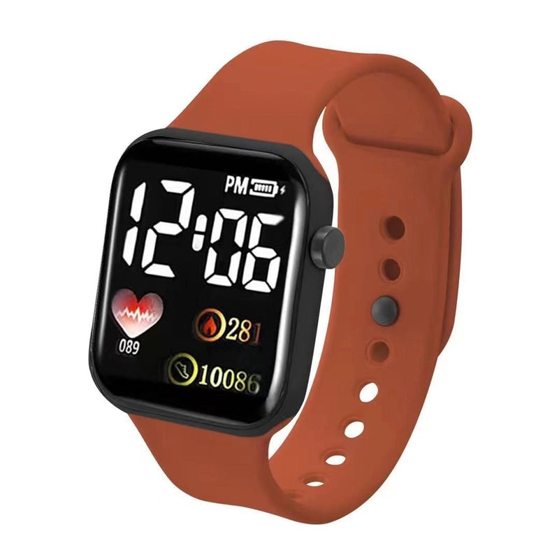 Minimalist Solid Color Electronic Kids Watches