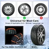 Snow Tire Chains for Car -  Portable Tires Traction Nylon Anti-skid Chain Belt Universal Adjustable Easy to Install Winter Emergency Accessories for Snow Ice Sand Mud Road Mountain Road Climbing