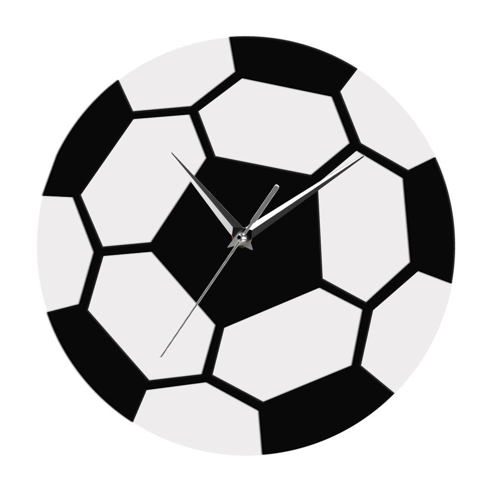 

3D Soccer - Frameless Acrylic Wall Clock, 501 Original
