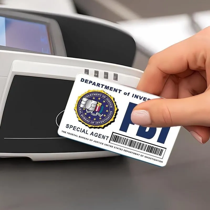 🔥Last Day 49% OFF - Secret Agent Card Skins Kit: FBI/ICE Designs  &bull; Cosplay & Gift Stickers