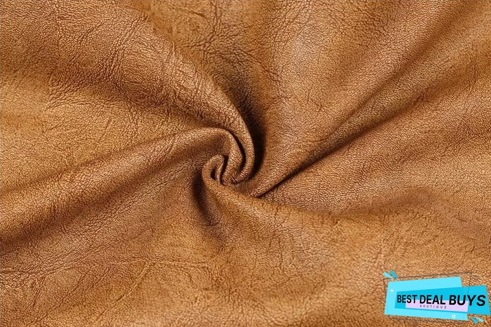 Men's Pu Jacket Leather Coat Slim Fit Faux Leather Motorcycle Jackets Coats