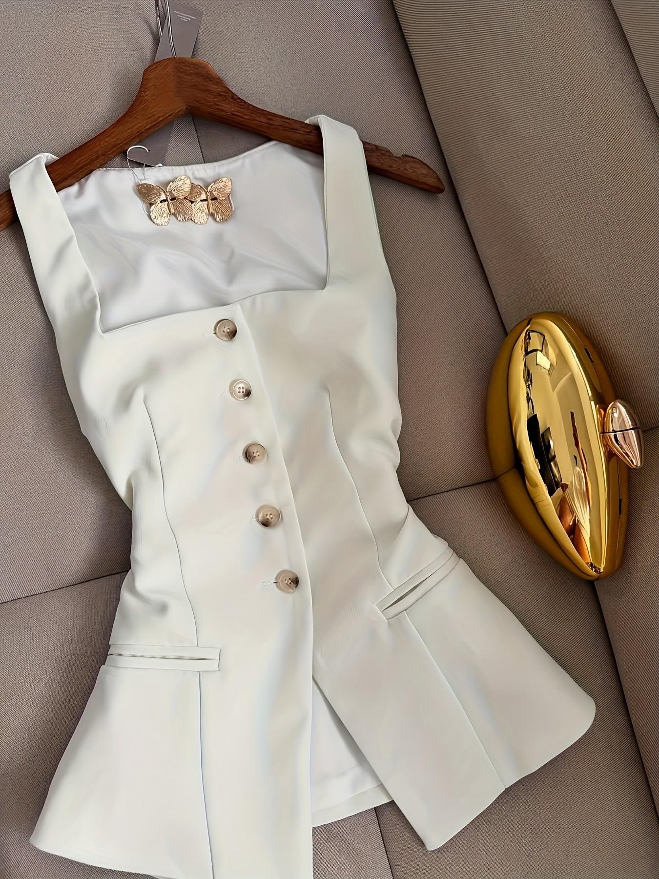 New Women's Short Skirt Two-Piece Set Vest Top Elegant Aesthetic Minimalist Casual Fashion, Stylish Summer Outfit, Perfect for Daily Wear Womenswear