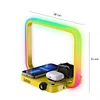 Mobile Phone Earphone Watch 3 in 1 Wireless Charger RGB Colorful Light Multi-Function Atmosphere Light Smart Night Light