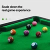 Mini Billiard Table, Premium Tabletop Billiards Mini Snooker Game Set for Kids and Adults with Cues, Ball, Chalk, Rack, Brush Included