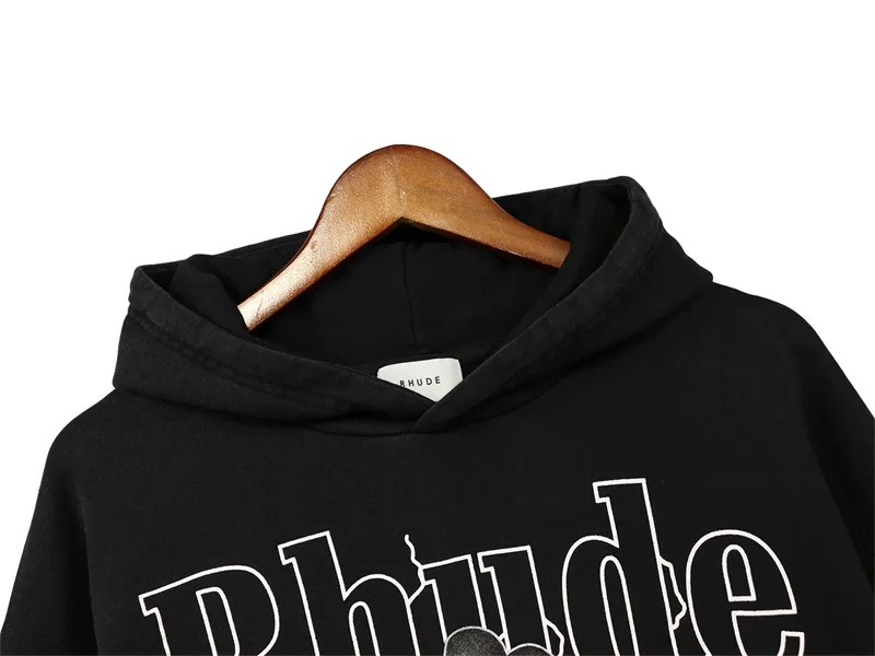 RHUDE 2023 new hoodie sports sweater