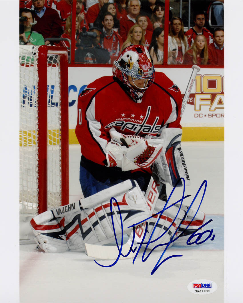 Jose Theodore SIGNED 8x10 Photo Poster painting Washington Capitals ITP PSA/DNA AUTOGRAPHED