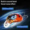 5Pcs Cicada Bait 3.8cm 4g Fishing Lure Artificial Ladybug Fishing Bait Hard Bait