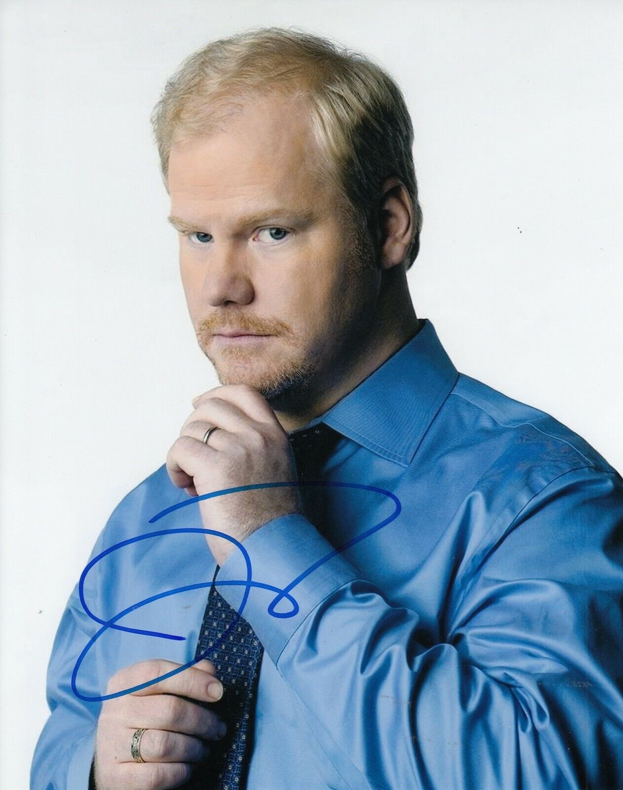 JIM GAFFIGAN signed (THE JIM GAFFIGAN SHOW) 8x10 Photo Poster painting autographed W/COA #2