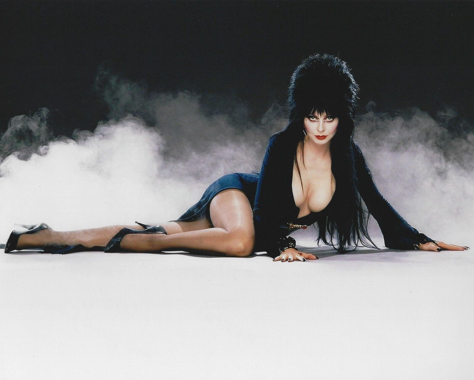 Elvira Mistress of the Dark 8x10 Photo Poster painting Cassandra Peterson Picture Movie Macabre