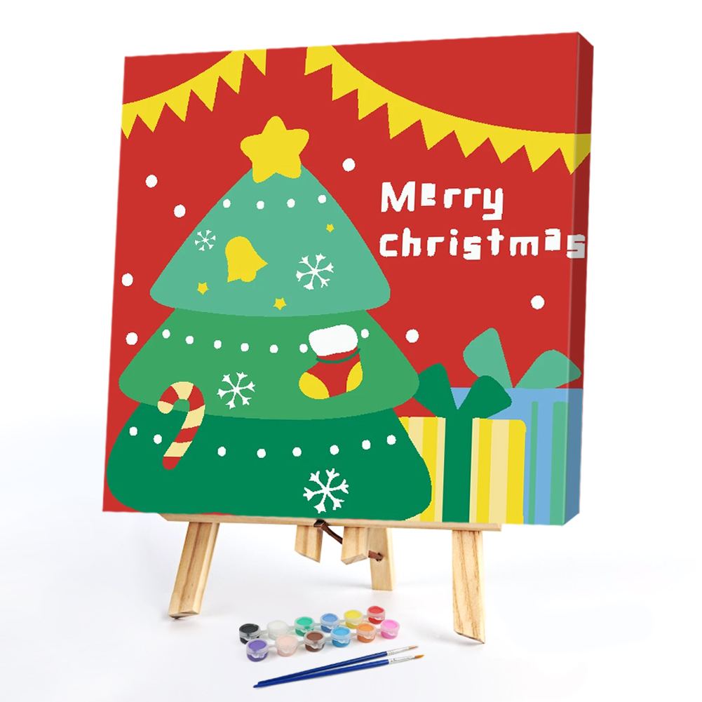 

20*20CM - Paint By Numbers - Christmas, 501 Original