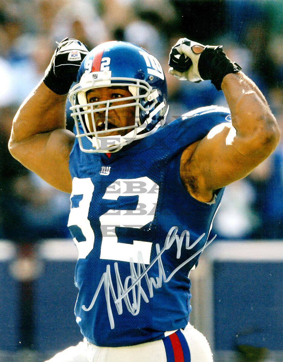 NY Giants Legend Michael Strahan Signed 8x10 autographed Photo Poster painting Reprint