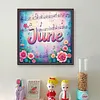 June-18CT Stamped Cross Stitch 25*25cm/9.84*9.84in tapestrymarket