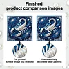 Framed Scorpio - Pearls Painting Kit DIY Diamond Painting Pearl Dot Crafts 25*25CM