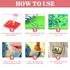 (US Local)Special Shape Rooster 5D DIY Diamond Painting Clutch Bag for Women Girls