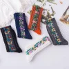 5 Paires Chaussettes &agrave; Fleurs Brod&eacute;es Vintage
