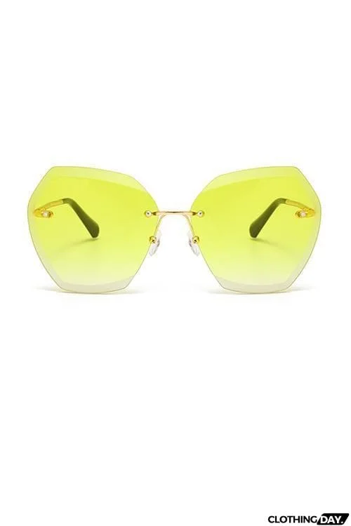 Gradient Rimless Sunglasses