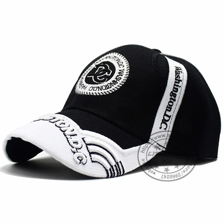 LIBERWOOD Brand hat DC Mens Cap Washington.D.C CasualBaseball Cap Hats US America Embroidered Adjustable Cap Headwear