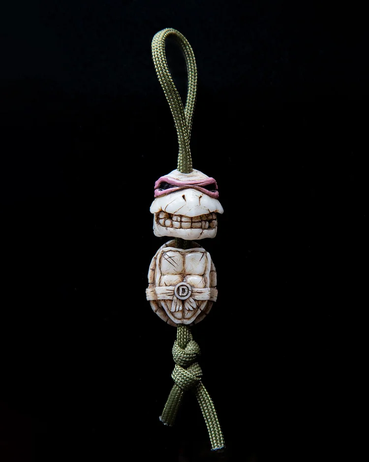 The 4 Turtle Brothers Skull beads 