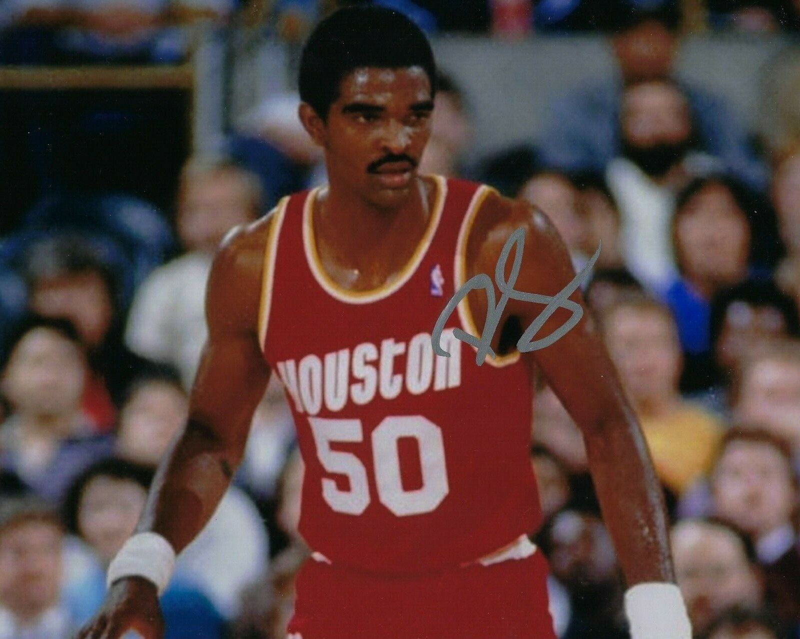 GFA Houston Rockets Hall of Fame * RALPH SAMPSON * Signed 8x10 Photo Poster painting PROOF C COA