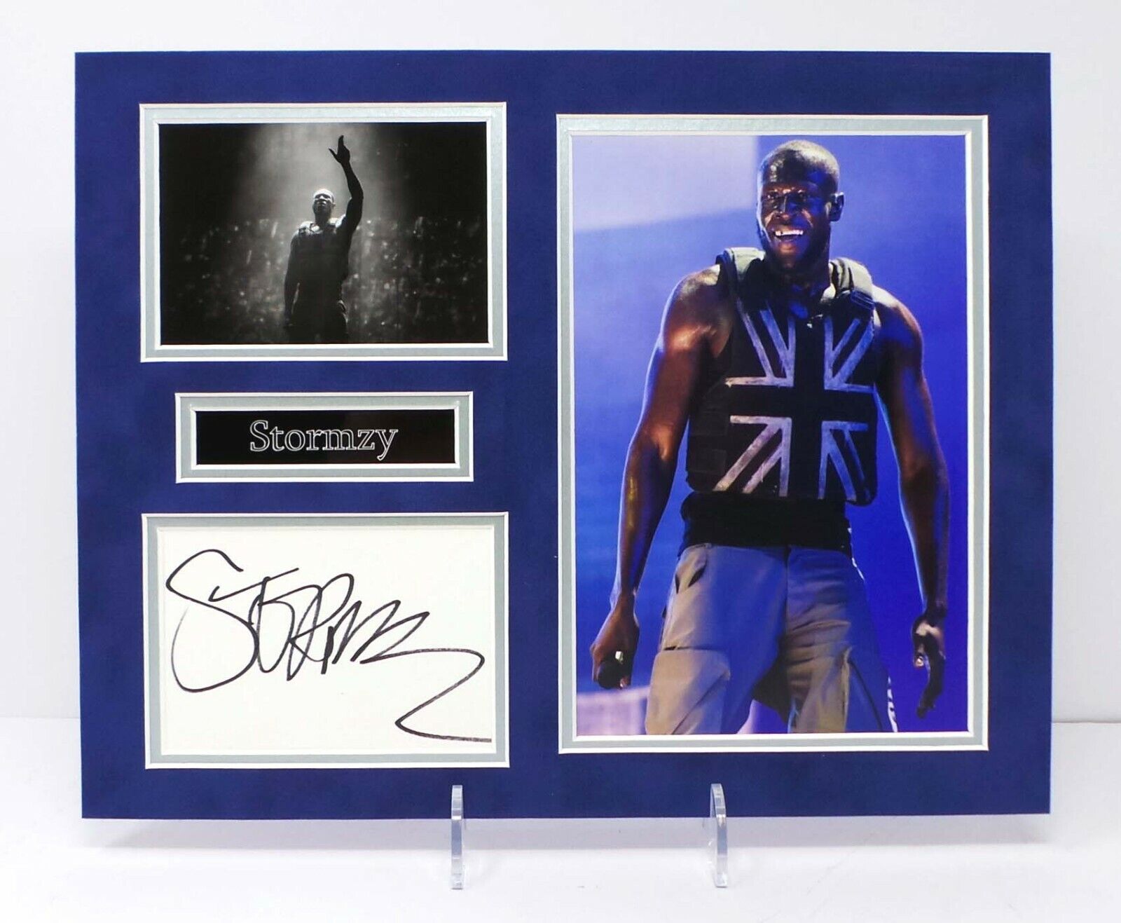 STORMZY British Rapper Artist 14x11 Signed & Mounted Photo Poster painting Display AFTAL RD COA